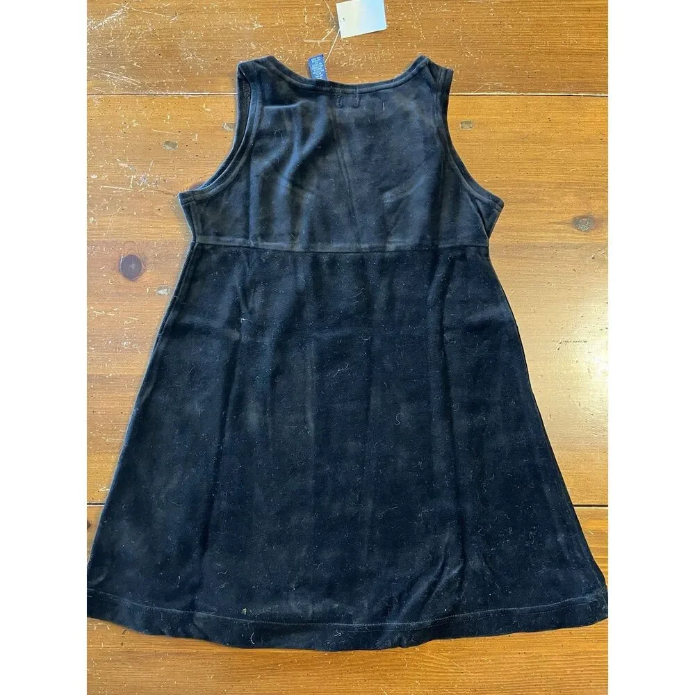 NWT Gap Kids Black Velour Dress/Jumper Size Small